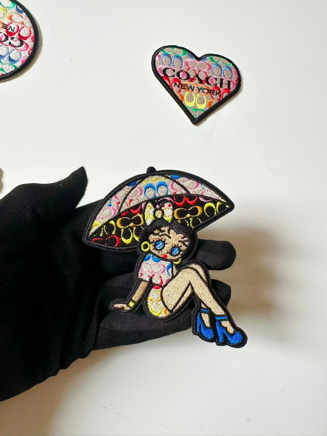 Craft Embroidery Coach Jacquard Patches For Customized Clothing