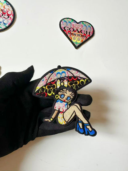 Craft Embroidery Coach Jacquard Patches For Customized Clothing