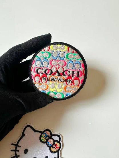 Craft Embroidery Coach Jacquard Patches For Customized Clothing