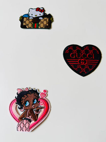 Craft Embroidery Gucci Jacquard Patches For Customized Clothing