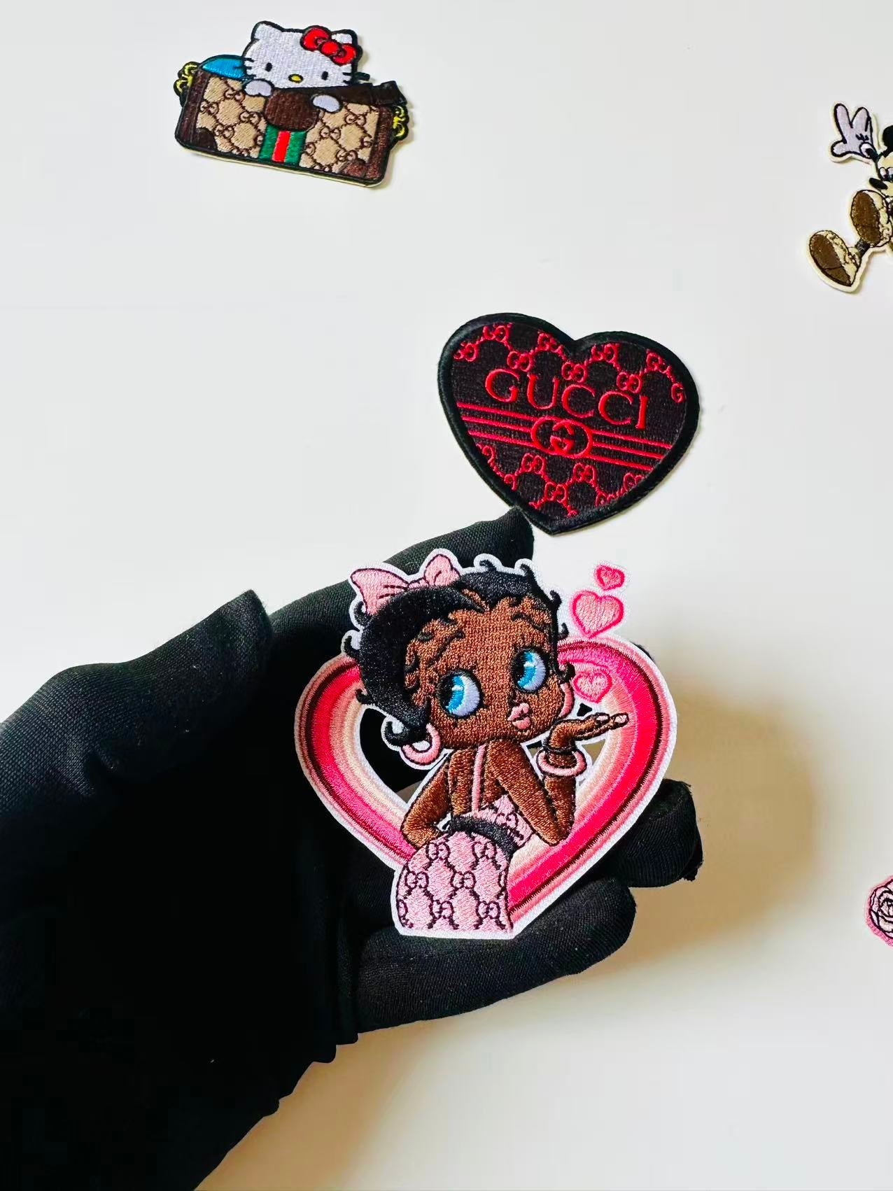 Craft Embroidery Gucci Jacquard Patches For Customized Clothing