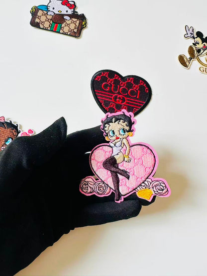 Craft Embroidery Gucci Jacquard Patches For Customized Clothing