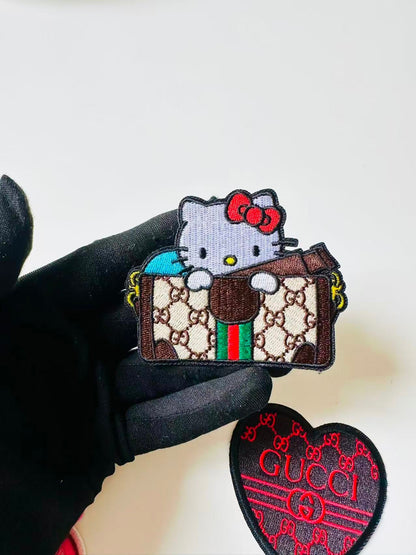 Craft Embroidery Gucci Jacquard Patches For Customized Clothing