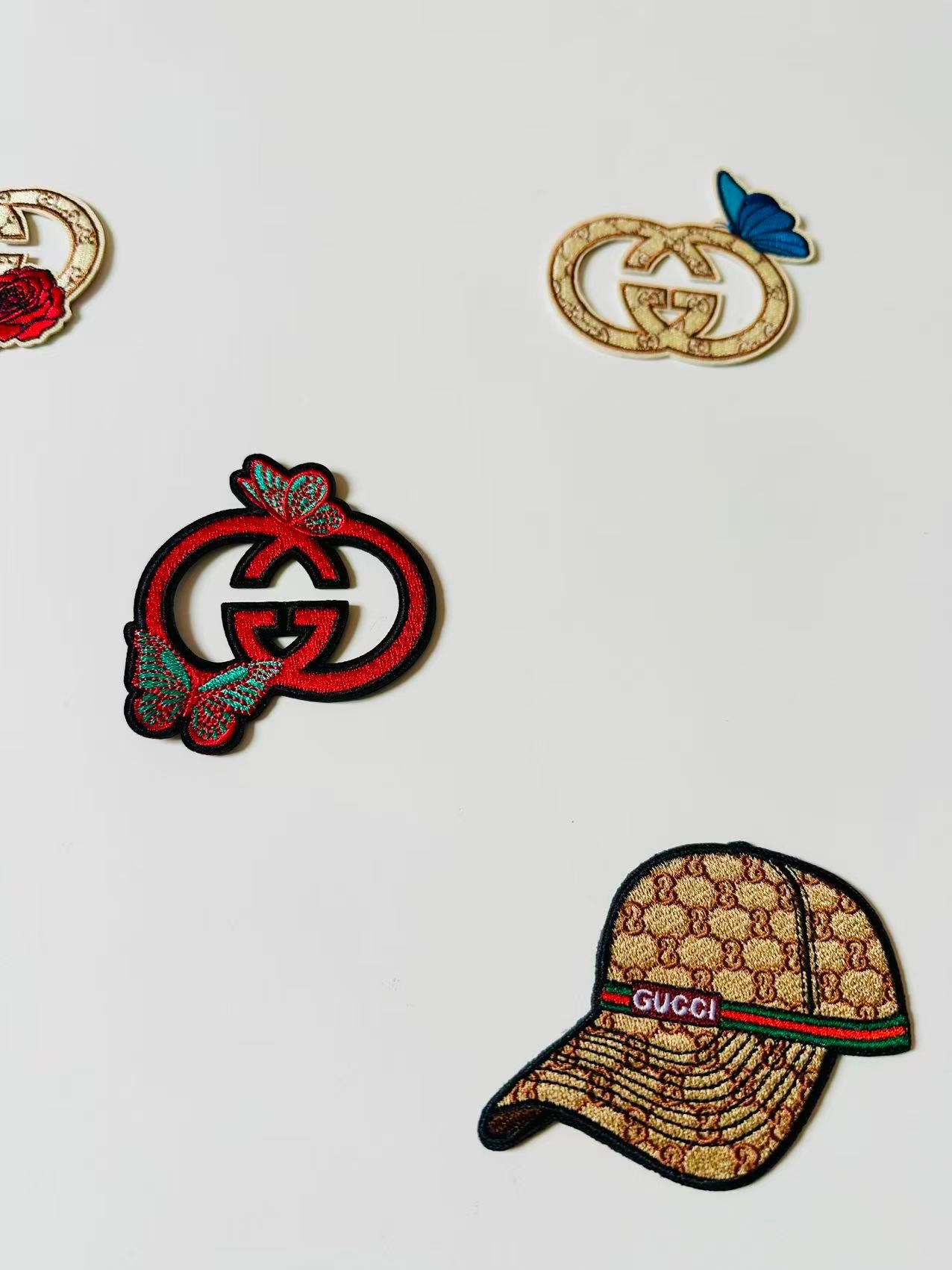 Craft Embroidery Gucci Jacquard Patches For Customized Clothing