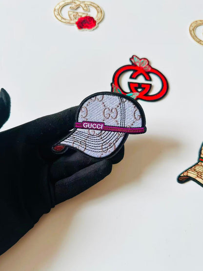 Craft Embroidery Gucci Jacquard Patches For Customized Clothing