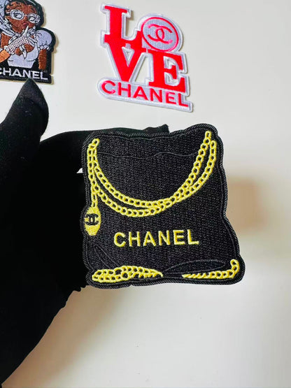 Craft Embroidery Chanel Jacquard Patches For Customized Clothing