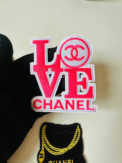 Craft Embroidery Chanel Jacquard Patches For Customized Clothing