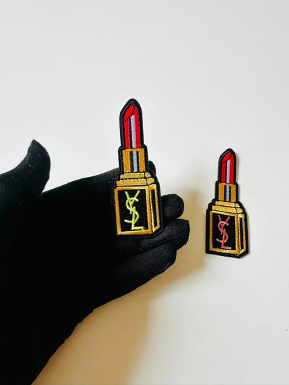 Craft Embroidery YSL Jacquard Patches For Customized Clothing