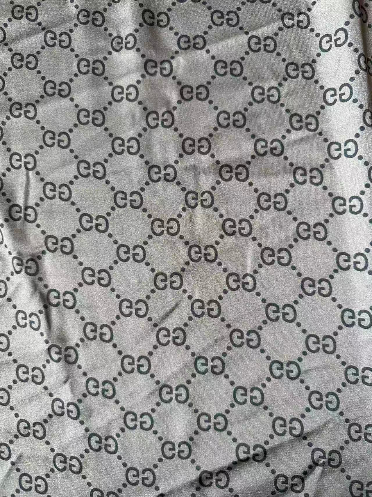 Classic Gucci Satin Shiny Cloth Fabric For Handmade Sewing Scarf ,Clothing Shoes By Yard