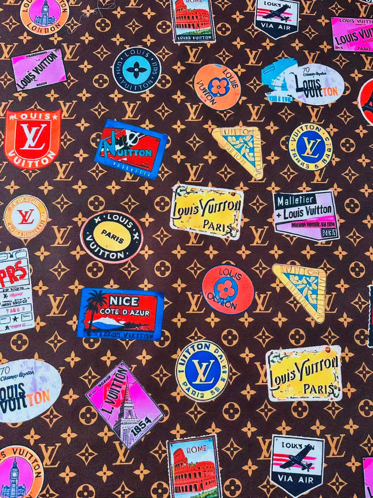 Fashion Brown Canvas Fabric For Handmade Trunks, Sneaker,Upholstery,Clothing Goods By Yard