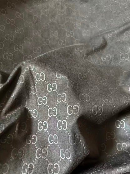 Craft Gucci Suede Fabric For Handmade Sneaker,Car Upholstery and Apparel By Yard(Black)