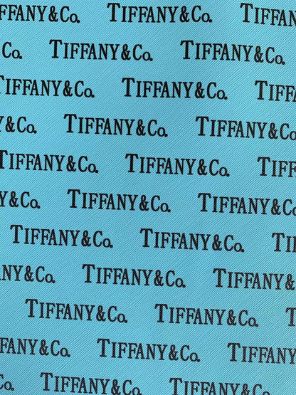 Fashion Tiffany Design Leather Fabric For Handmade Shoes ,Bags By Yards