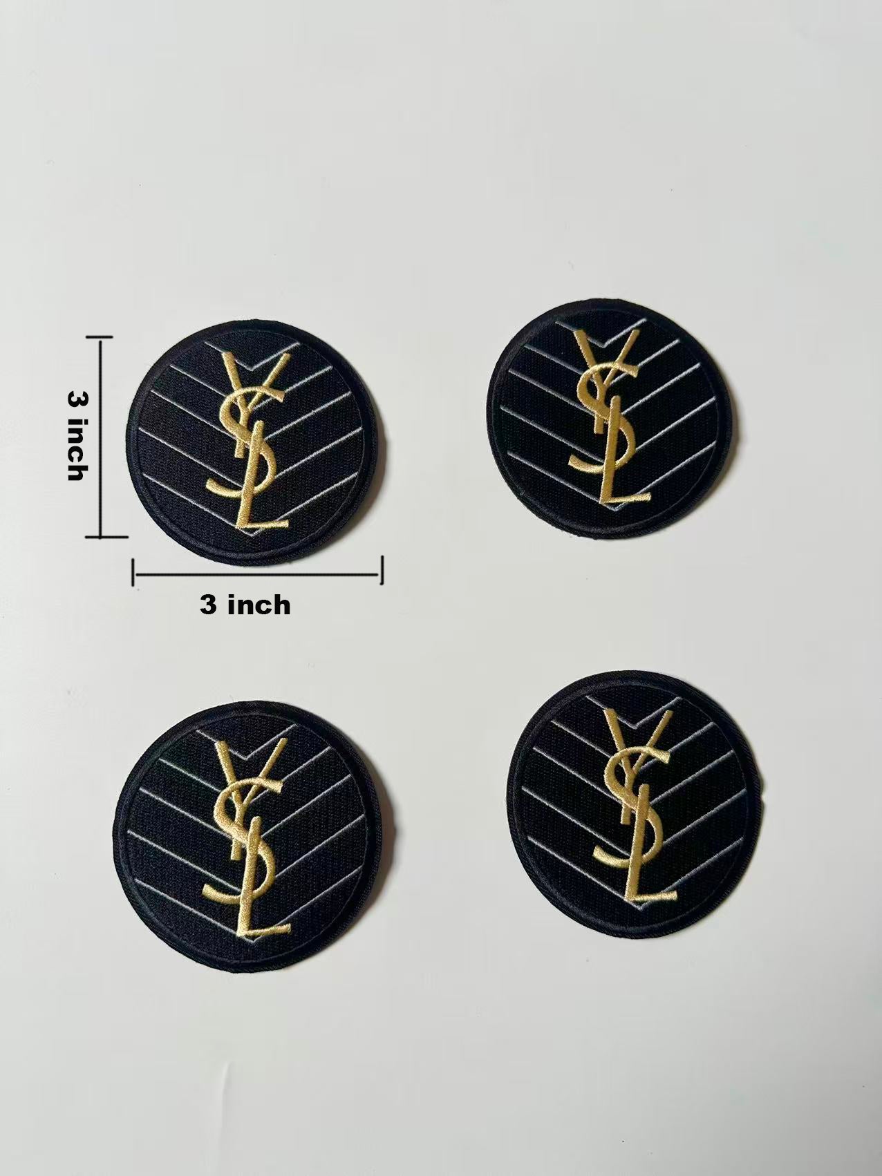 Craft Embroidery YSL Jacquard Patches For Customized Clothing