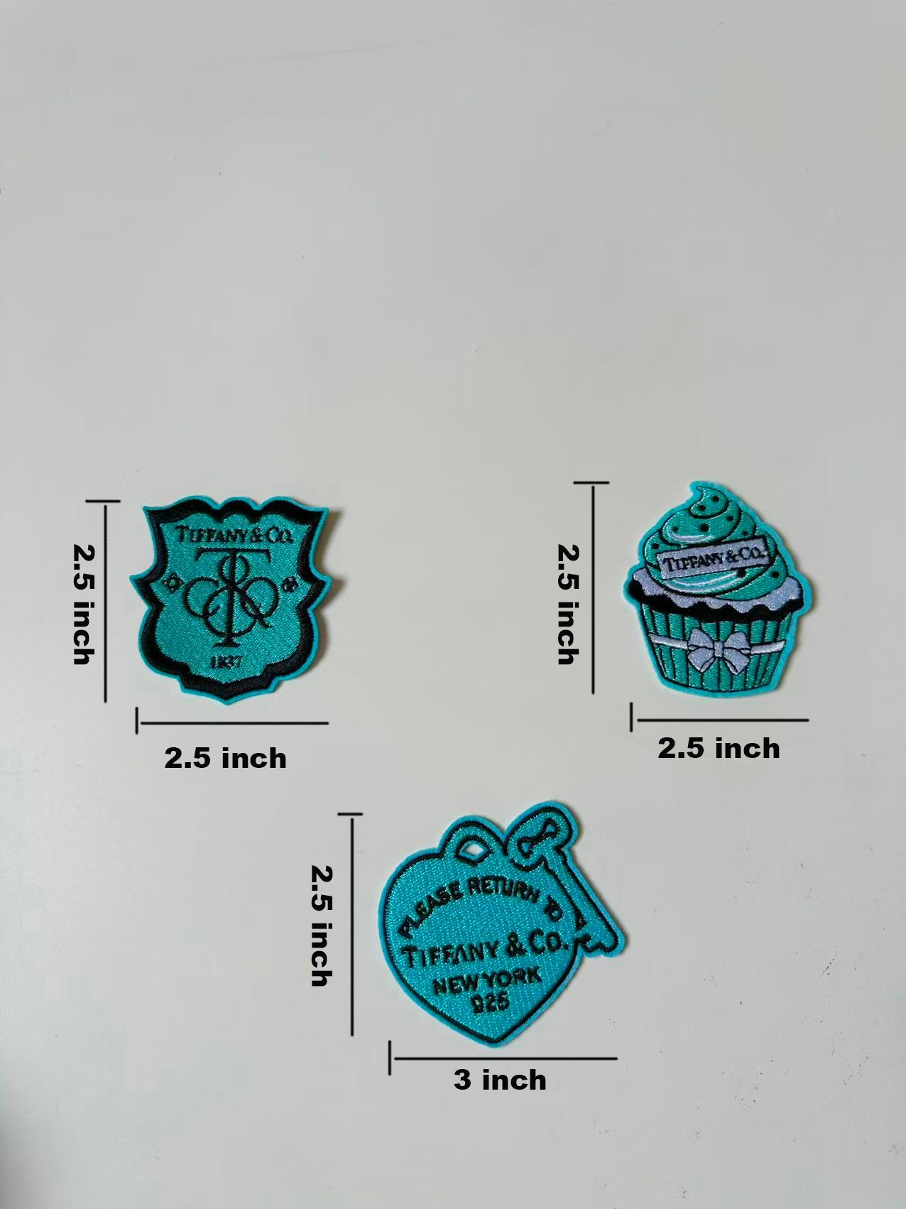 Craft Embroidery Tiffany Jacquard Patches For Customized Clothing